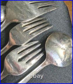 Vintage 1847 Rogers Bros First Love 72-Piece Silverplate Flatware Set