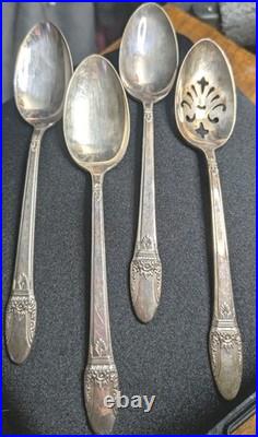 Vintage 1847 Rogers Bros First Love 72-Piece Silverplate Flatware Set