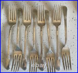Vintage 1847 Rogers Bros IS Adoration Silver Plate Set 48pc