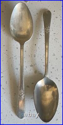 Vintage 1847 Rogers Bros IS Adoration Silver Plate Set 48pc