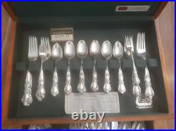 Vintage 1847 Rogers Bros IS HERITAGE 72 PCS Silverplate Flatware Service For 8