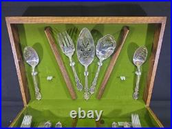 Vintage 1847 Rogers Bros. IS Reflection Pattern 48 pieces in Case