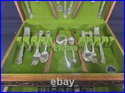 Vintage 1847 Rogers Bros. IS Reflection Pattern 48 pieces in Case