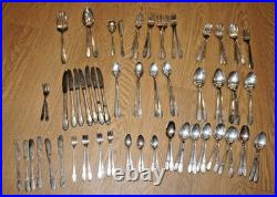 Vintage 1847 Rogers Bros. I S Silverplate Flatware Set Of 69pc