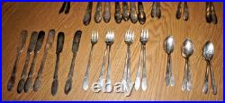 Vintage 1847 Rogers Bros. I S Silverplate Flatware Set Of 69pc
