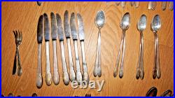 Vintage 1847 Rogers Bros. I S Silverplate Flatware Set Of 69pc