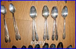 Vintage 1847 Rogers Bros. I S Silverplate Flatware Set Of 69pc