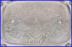 Vintage 1847 Rogers Bros Remembrance 9898 Silver Plated Serving Platter Tray