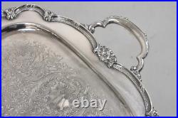Vintage 1847 Rogers Bros Remembrance 9898 Silver Plated Serving Platter Tray