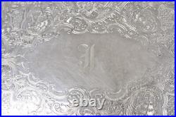 Vintage 1847 Rogers Bros Remembrance 9898 Silver Plated Serving Platter Tray