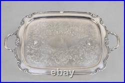 Vintage 1847 Rogers Bros Remembrance 9898 Silver Plated Serving Platter Tray