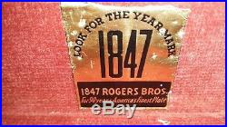 Vintage 1847 Rogers Bros Remembrance Flatware Silverware 62 Pc Set W case