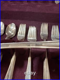 Vintage 1847 Rogers Bros Silverplate Flatware Set for 8 (51 Pieces)