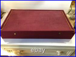 Vintage 1847 Rogers Bros Silverware Set 112 Pieces with Storage Box Ambassador