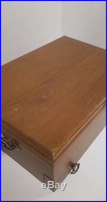 Vintage 1847 Rogers Bros Silverware Set With Wooden Box Vintage Antique