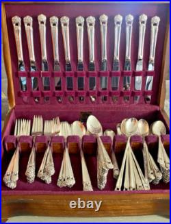 Vintage 1847 Rogers Brothers Eternally Yours Silver Plated Flatware 150Piece Set Vintage 1847 Rogers Brothers Eternally Yours Silver Plated Flatware 150Piece Set