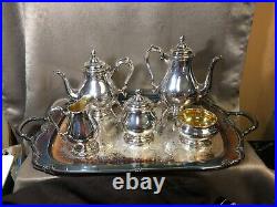 Vintage 1847 Rogers Brothers Remembrance 6 Piece Teaset