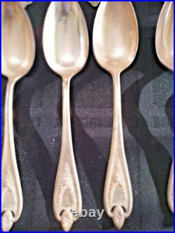 Vintage 1847 Rogers Brothers silver plate flatware service for 12