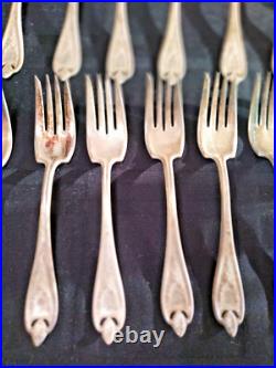 Vintage 1847 Rogers Brothers silver plate flatware service for 12