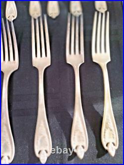 Vintage 1847 Rogers Brothers silver plate flatware service for 12