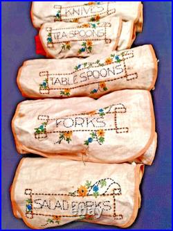 Vintage 1847 Rogers Brothers silver plate flatware service for 12