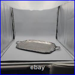 Vintage 1847 Rogers REMEMBERANCE Silverplate Butler Serving TRAY 9898 22 In
