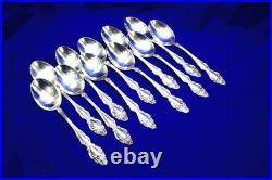 Vintage 1881 Rogers Oneida Baroque Rose Silverplate Flatware Set 78 pcs