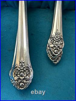 Vintage 1881 Rogers Oneida Flatware Plantation Silverware 50 Piece in Box 1948