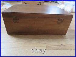 Vintage 1881 Rogers Oneida Flirtation Silverplate 80pc Flatware Set -Box, Papers