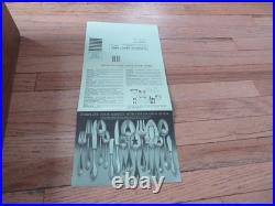 Vintage 1881 Rogers Oneida Flirtation Silverplate 80pc Flatware Set -Box, Papers