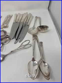 Vintage 1881 Rogers Oneida Melody Silverplate 72 Pc Flatware Set with Chest