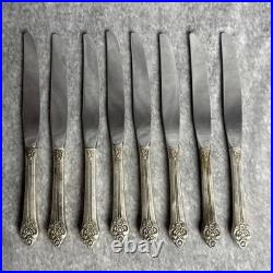 Vintage 1881 Rogers Oneida Plantation Silver plate Flatware 55 Pieces In Box