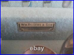 Vintage 1923 Wm Rogers & Son Silverplated IS AA Mayfair Silverware Set 93 piece