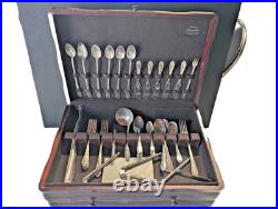 Vintage 1938 Wm. A. Rogers A1 Plus Silverplate Flatware Set 64 Piece Set Vintage 1938 Wm. A. Rogers A1 Plus Silverplate Flatware Set 64 Piece Set