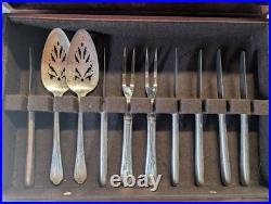Vintage 1938 Wm. A. Rogers A1 Plus Silverplate Flatware Set 64 Piece Set Vintage 1938 Wm. A. Rogers A1 Plus Silverplate Flatware Set 64 Piece Set