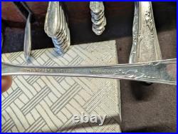 Vintage 1938 Wm. A. Rogers A1 Plus Silverplate Flatware Set 64 Piece Set Vintage 1938 Wm. A. Rogers A1 Plus Silverplate Flatware Set 64 Piece Set
