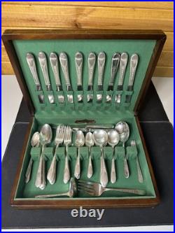Vintage 1941 Priscilla Aka Lady Ann International Rodger Silverware 54 Piece Set Vintage 1941 Priscilla Aka Lady Ann International Rodger Silverware 54 Piece Set