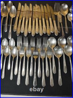 Vintage 1941 Priscilla Aka Lady Ann International Rodger Silverware 54 Piece Set Vintage 1941 Priscilla Aka Lady Ann International Rodger Silverware 54 Piece Set