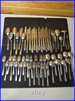Vintage 1941 Priscilla Aka Lady Ann International Rodger Silverware 54 Piece Set Vintage 1941 Priscilla Aka Lady Ann International Rodger Silverware 54 Piece Set