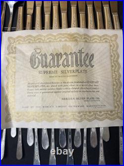 Vintage 1941 Priscilla Aka Lady Ann International Rodger Silverware 54 Piece Set Vintage 1941 Priscilla Aka Lady Ann International Rodger Silverware 54 Piece Set