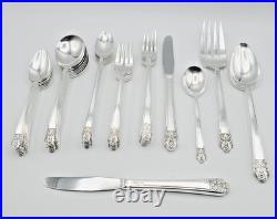 Vintage 1941 ROGERS Silver DeLuxe Plate Precious Pattern Set of 40 Service for 6