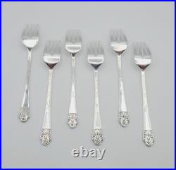 Vintage 1941 ROGERS Silver DeLuxe Plate Precious Pattern Set of 40 Service for 6