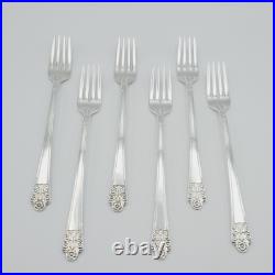 Vintage 1941 ROGERS Silver DeLuxe Plate Precious Pattern Set of 40 Service for 6