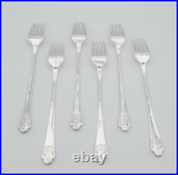 Vintage 1941 ROGERS Silver DeLuxe Plate Precious Pattern Set of 40 Service for 6