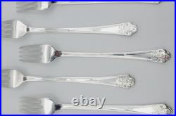 Vintage 1941 ROGERS Silver DeLuxe Plate Precious Pattern Set of 40 Service for 6