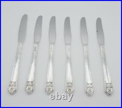 Vintage 1941 ROGERS Silver DeLuxe Plate Precious Pattern Set of 40 Service for 6