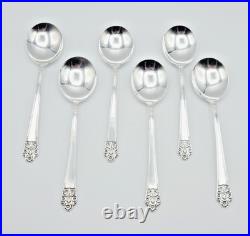 Vintage 1941 ROGERS Silver DeLuxe Plate Precious Pattern Set of 40 Service for 6