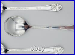 Vintage 1941 ROGERS Silver DeLuxe Plate Precious Pattern Set of 40 Service for 6