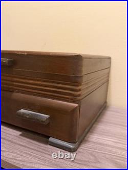 Vintage 1947 1881 Rogers Capri Silverplate Flatware Set 70 Piece Original Case