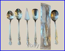 Vintage 1951 Wm Rogers Magnolia Silverplate Flatware 54 Pc Set Original Box